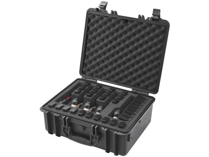 Kufor na 5 pištolí, predrezaná pena, vodotesný, 18.9×16.3×8.5 in