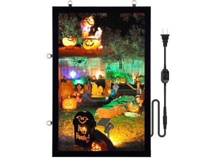 Led rám na plagát 16×24 inch, hliníkový, podsvietený, horiz./vert.