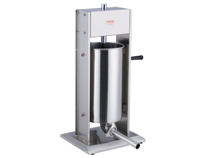Manuálny plnič klobás 15 L / 30 LBS, 2 rých., nerez, 5 trubíc
