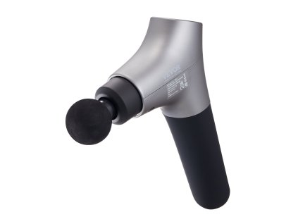 Masážna pištoľ perkusná, 6 rýchlostí, 4 hlavice, 12V 2500mAh