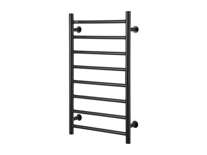 Nástenný ohrievač uterákov 8 tyčí ipx5 časovač led 5 stupňov čierny