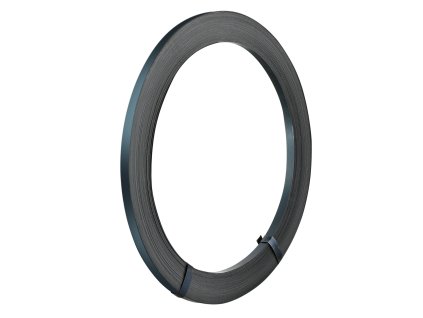 Oceľová baliaca páska rolka 330'×1/2"×0.016", 1100 lbs pevnosť čierna