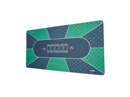 Pokerová podložka na stôl 70×35 inch, pre 6–8 hráčov, zelená