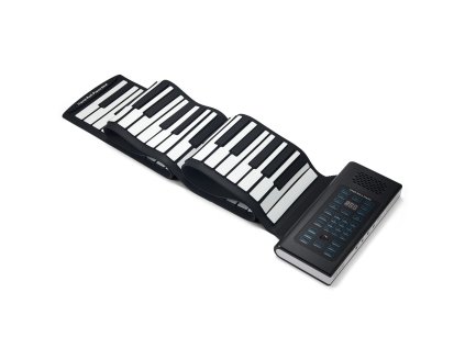 Rolovateľná klávesnica 88 kláves, 128 tónov, dobíjacia batéria, midi