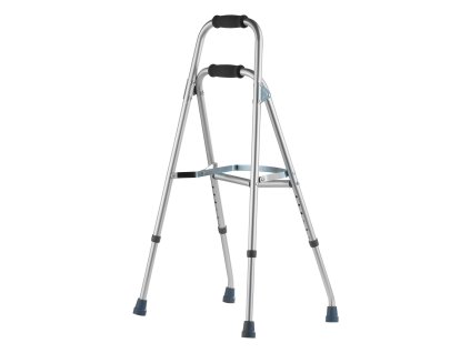 Skladacie jednoručné chodítko, 6 polôh výšky, hliník, do 350LBS