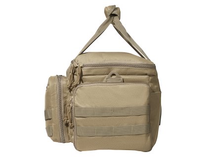 Taška na 4 pištole, 3 odnímateľné prepážky, 6 zásobníkov, hnedá