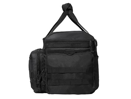 Taška na zbrane pre 4 pištole, 3 prepážky, 6 zásobníkov, čierna