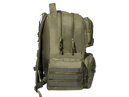 Batoh na 6 pištolí, 6 púzdier, 10 zásobníkov, zamykací zips, zelený