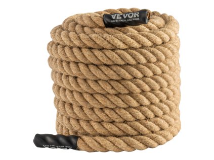 Lezecké lano 1"×50 ft priemer a dĺžka na tréning pre posilňovanie doma