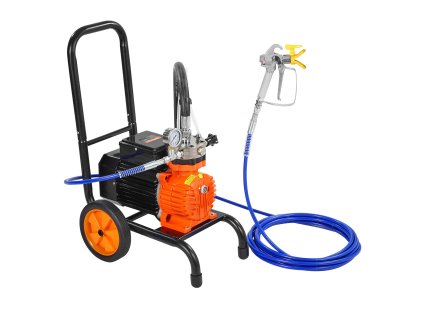 Airless striekací stroj 900 W, 1800 psi, na vozíku s predĺženou tyčou