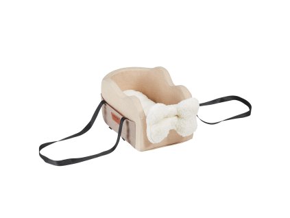 Autosedačka pre psa na konzolu, pre malé psy, nastaviteľné pásy, 8lbs