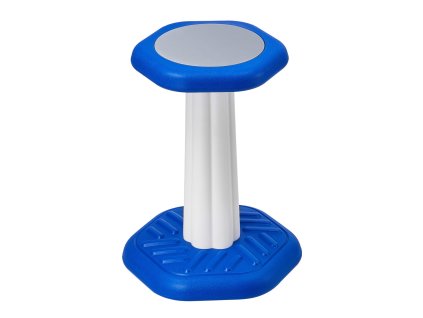 Detská húpacia stolička wobble s penovým sedákom, pre 7–14, modrá