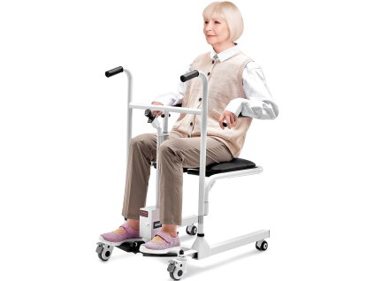 Elektrická zdvíhacia stolička s jedným tlačidlom, 180° sedadlo, 220LBS