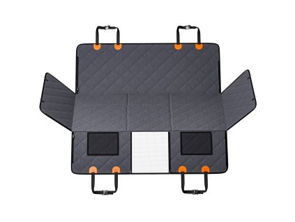 Hamak do auta pre psa, sieťové okienko so vreckom, 400lbs, 57.4×30.3"