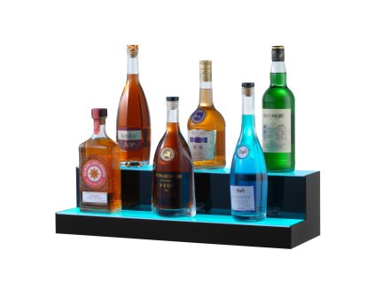 Led stojan na fľaše 2 stupne 24 inch akryl rf a app multicolor