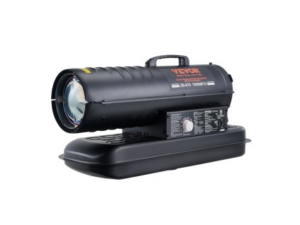 Nucený vzduchový ohrievač na petrolej/diesel 70000 btu, termostat, 19l