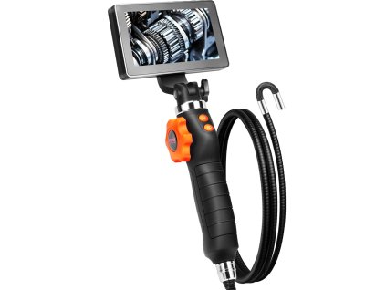 Ohybná endoskopová kamera 6.4mm 5" ips 1080p 8× zoom 8 led 4.9 ft