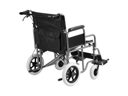 Prepravné kreslo, uhlíková oceľ, skladacie, 24-inch, nosnosť 300lbs