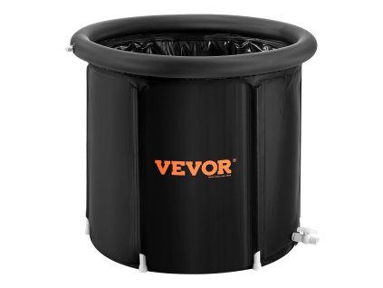 Skladacia nafukovacia vaňa na ľadový kúpeľ 90 cm, 370 L s krytom