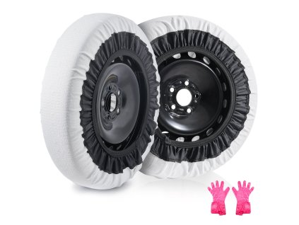 Snehové návleky na pneumatiky z polyesteru, s elastickým pásom 2 ks m