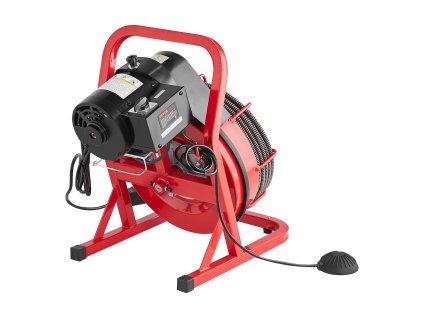 Stroj na čistenie odpadov 75ft×1/2inch 370w 4 frézy nožný spínač 2"–4"