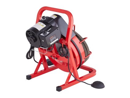 Stroj na čistenie odtokov 50ft×1/2 inch, 250W, 4 frézy, 2"–4" potrubie