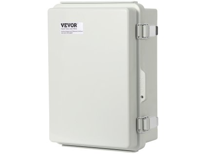 Vodotesná rozvodná skrinka abs 300×200×180 mm, ip67, s pántom