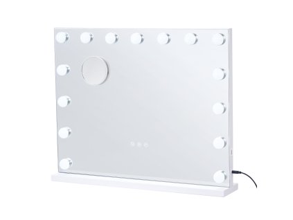 Kozmetické zrkadlo so svetlami, usb, stolné/nástenné 58×46 cm