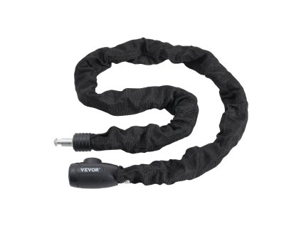 Reťazový zámok na bicykel 3.94 Ft, 8 mm, kombinácia, 4 kľúče