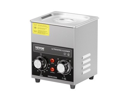 Ultrazvuková čistička 2 l s ohrievačom, časovačom a košíkom, 60 W