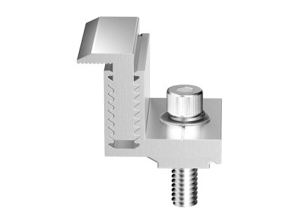 Z konzoly na solárne panely, nastaviteľné 35–50 mm, hliník, 20 ks