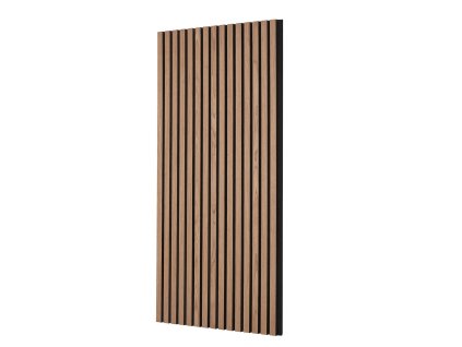 Akustické drevené lamelové panely na stenu, mdf, 23.6×47.2 inch, orech