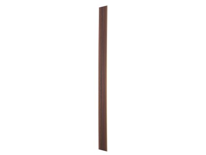 Akustické lamelové panely 8 ks 96×6 inch na stenu WPC tmavý teak