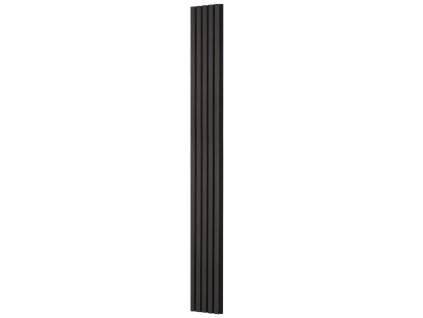 Akustické lamelové stenné panely z mdf 7.9×94.5 inch čierny dub