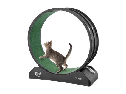 Bežecké koleso pre mačky 31.5 in, s brzdou, kobercový pás, tichý chod