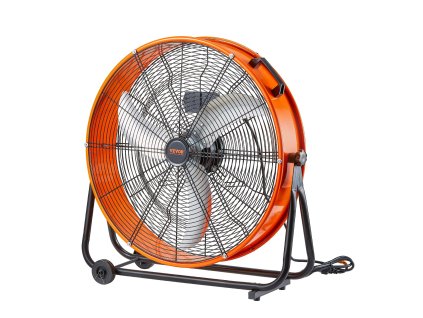 Bubnový priemyselný ventilátor 24" 8600cfm 3 rýchlosti 360° náklon