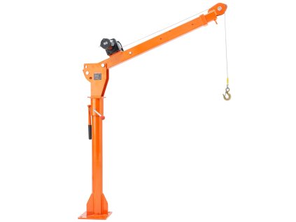 Elektrický zdvíhací žeriav na pickup, nosnosť 499 kg, 360° otočný