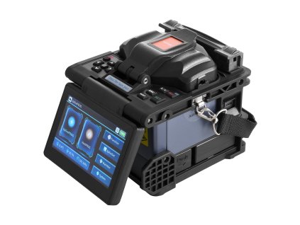 Fúzny spojkovač vlákien jadrové zarovnanie, 6 motorov, 5" lcd