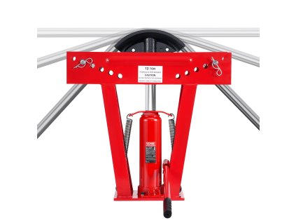 Hydraulický ohýbač rúrok 12t ručný, 6 matríc 1/2"–2", 90–180° valčeky
