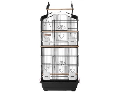 Klietka pre vtáky 41-inch otvorená zhora závesná so hojdačkou a bidlom