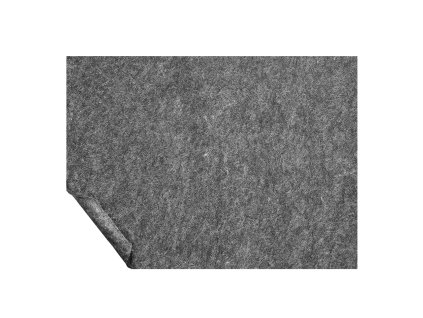 Kobercová podložka 8'×10', 1/2" hrubá, polyesterový filc, šedá