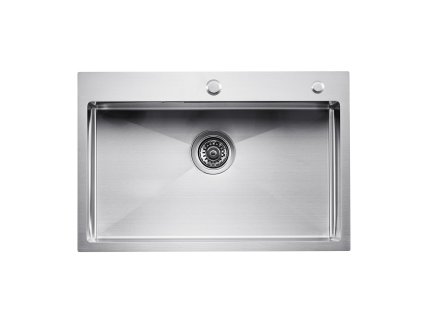 Kuchynský drez 68cm, nerez 304, zapustený, 1-komorový s príslušenstvom
