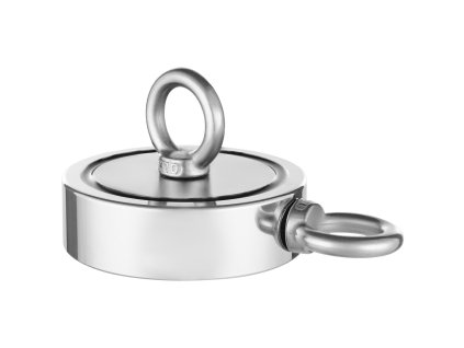 Magnet na lov kovov 1700 LBS/771 Kg obojstranný s lanom a hákom