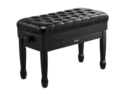 Nastaviteľná klavírová lavica s úložným priestorom 750×360×515mm