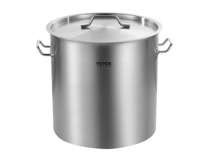 Nerezový hrniec 53 quart s pokrievkou a držadlami, brúsený povrch