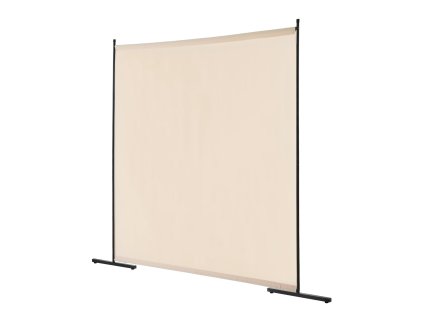 Paraván jednopanelový 6FT, voľne stojaci, do kancelárie, béžový