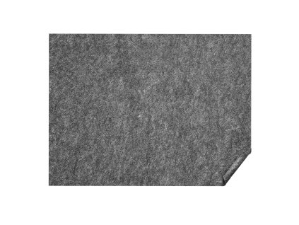 Podložka pod koberec 9'×12' 1/4" polyesterová plsť sivá bez protisklzu