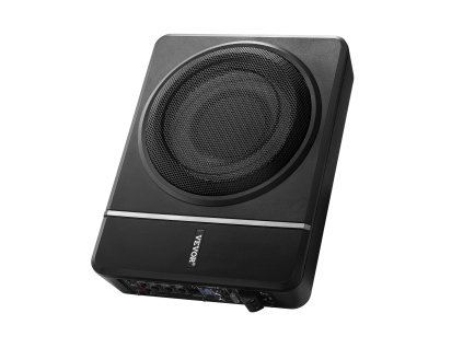 Podsedadlový aktívny subwoofer 8" 240W tenký high/low vstup, regulácia
