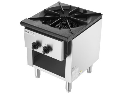 Pultový plynový sporák so skriňou, 26KW, propán a zemný plyn, nerez