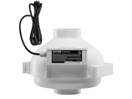 Sada inštalácie radónového ventilátora 4–3.5 inch, 260 cfm, 2 spojky